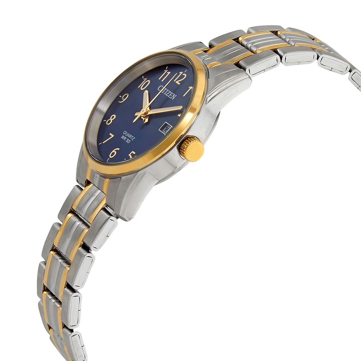 citizen quartz blue dial two tone ladies watch eu6004 56l citizen quartz blue dial two tone ladies watch eu6004 56l