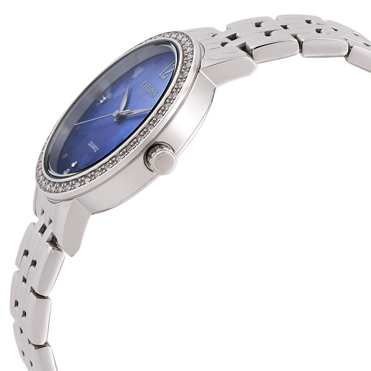 citizen quartz crystal blue mother of pearl dial ladies watch el3100 55n citizen quartz crystal blue mother of pearl dial ladies watch el3100 55n