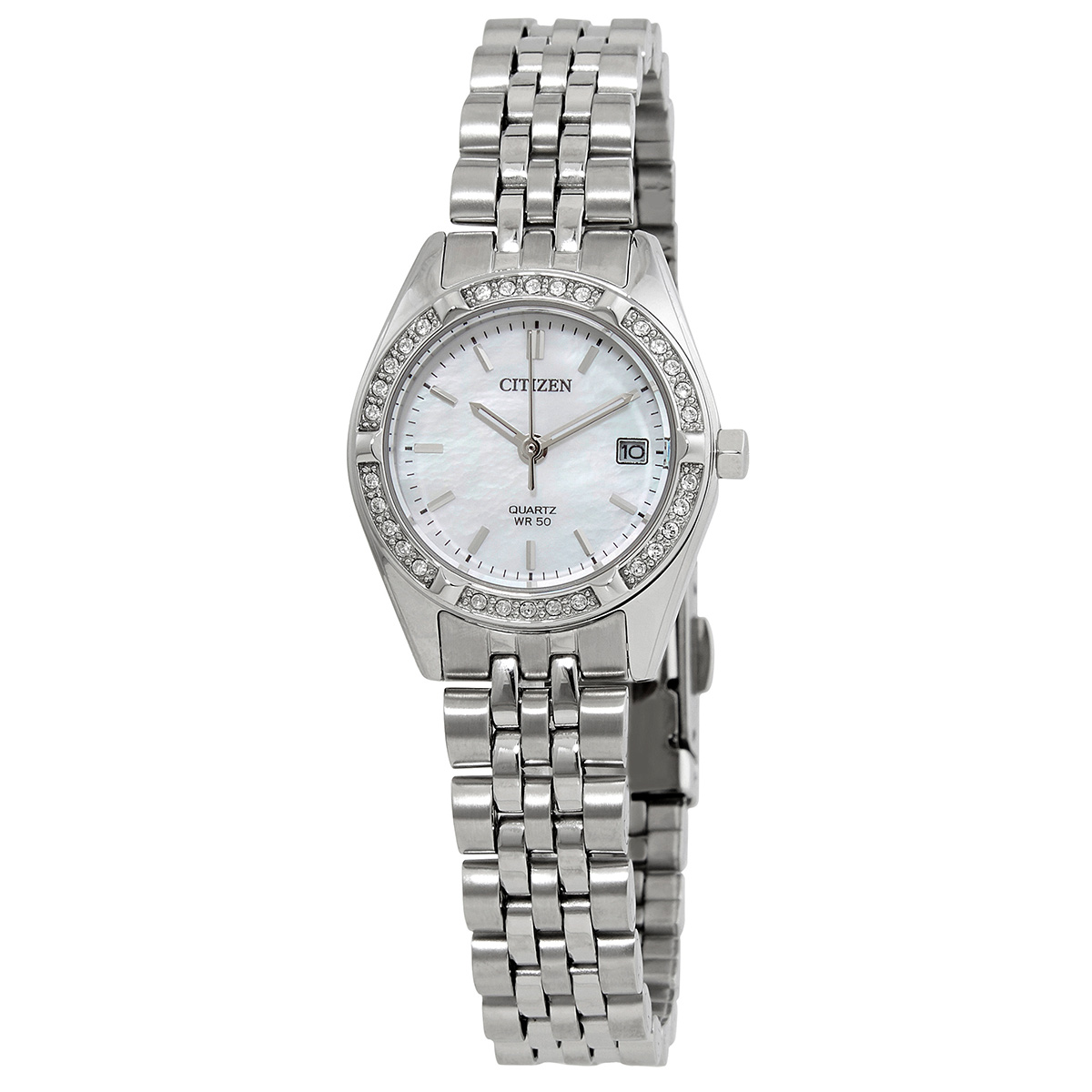 citizen quartz crystal mother of pearl dial ladies watch eu6060 55d citizen quartz crystal mother of pearl dial ladies watch eu6060 55d