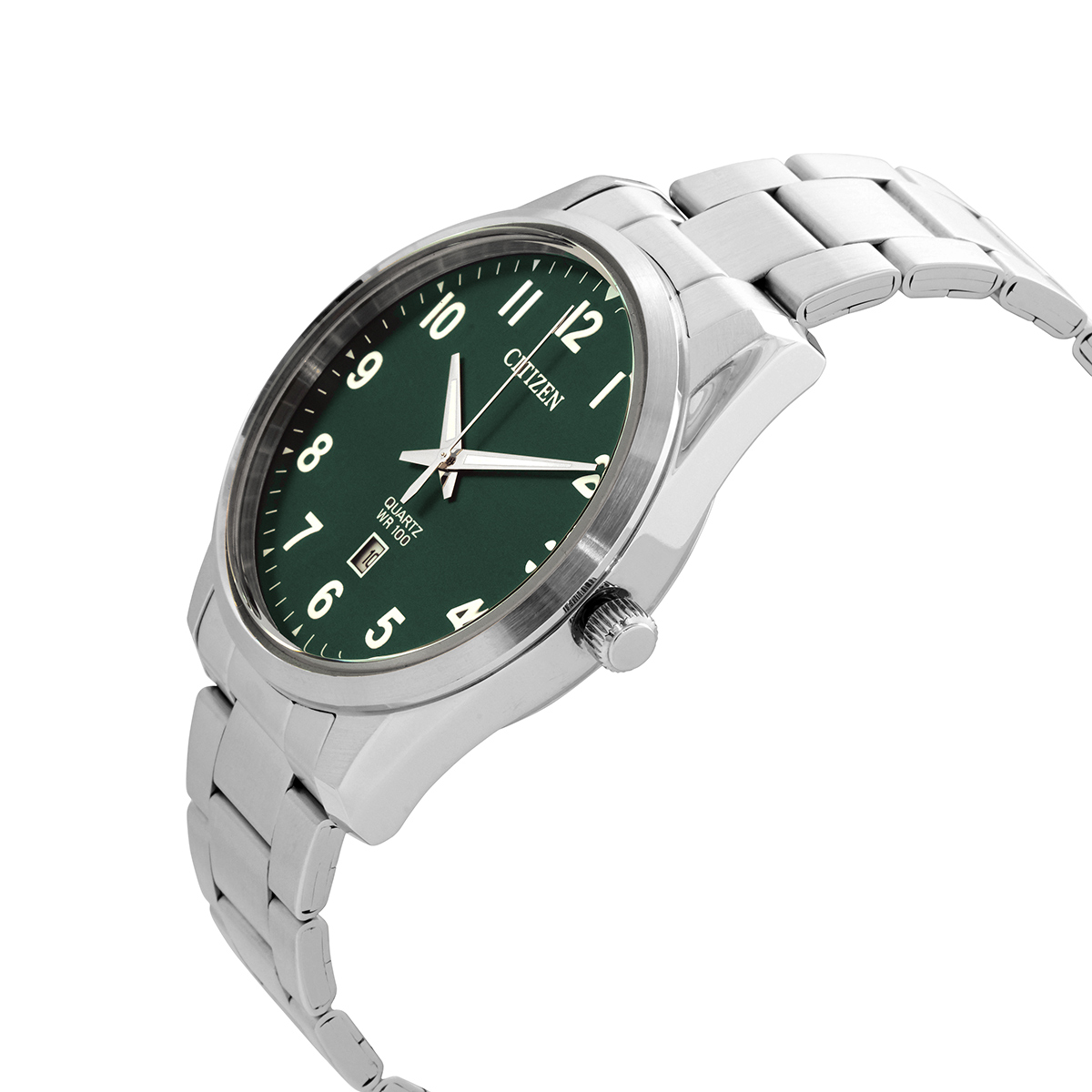 citizen quartz green dial stainless steel men's watch bi1031 51x citizen quartz green dial stainless steel men's watch bi1031 51x