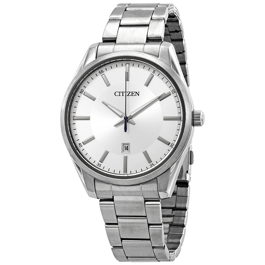 citizen quartz silver dial stainless steel men's watch bi1030 53a citizen quartz silver dial stainless steel men's watch bi1030 53a