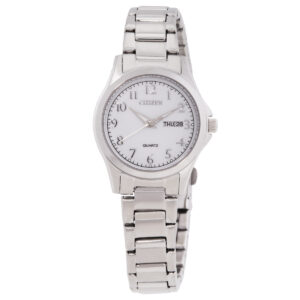 Витрина citizen quartz white dial ladies watch eq0610 53a