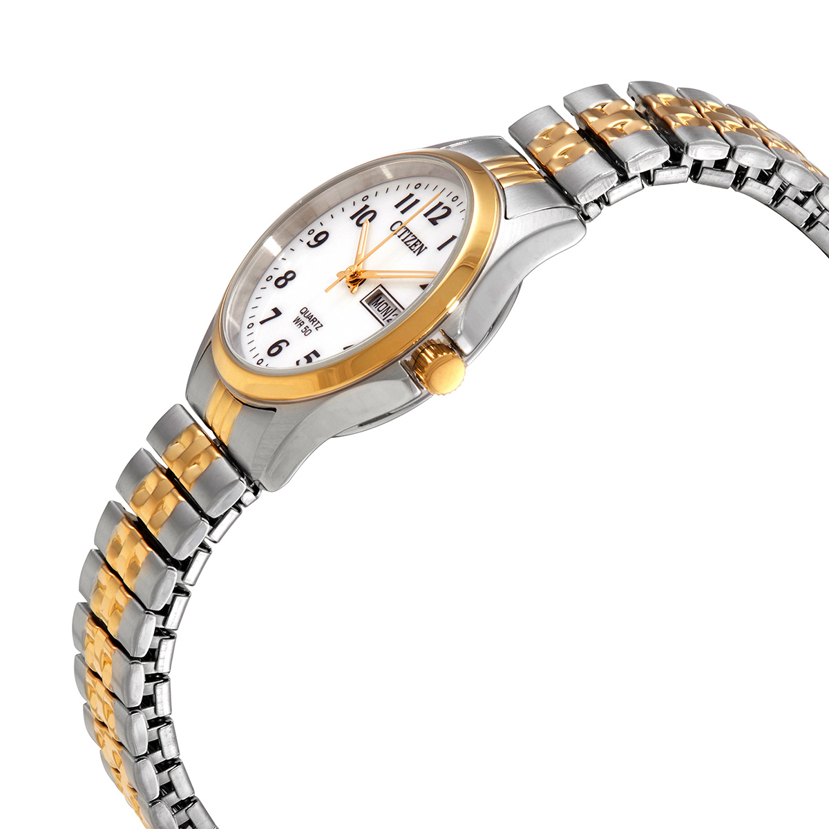 citizen quartz white dial stainless steel expansion ladies watch eq2004 95a citizen quartz white dial stainless steel expansion ladies watch eq2004 95a