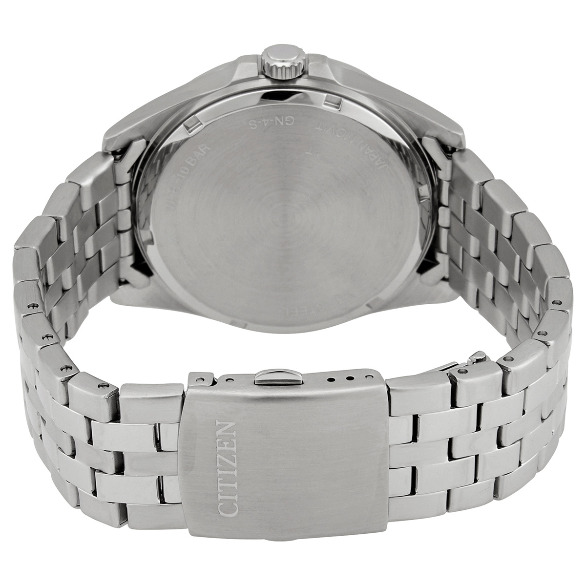 citizen quartz white dial stainless steel men's watch bi5051 51a citizen quartz white dial stainless steel men's watch bi5051 51a