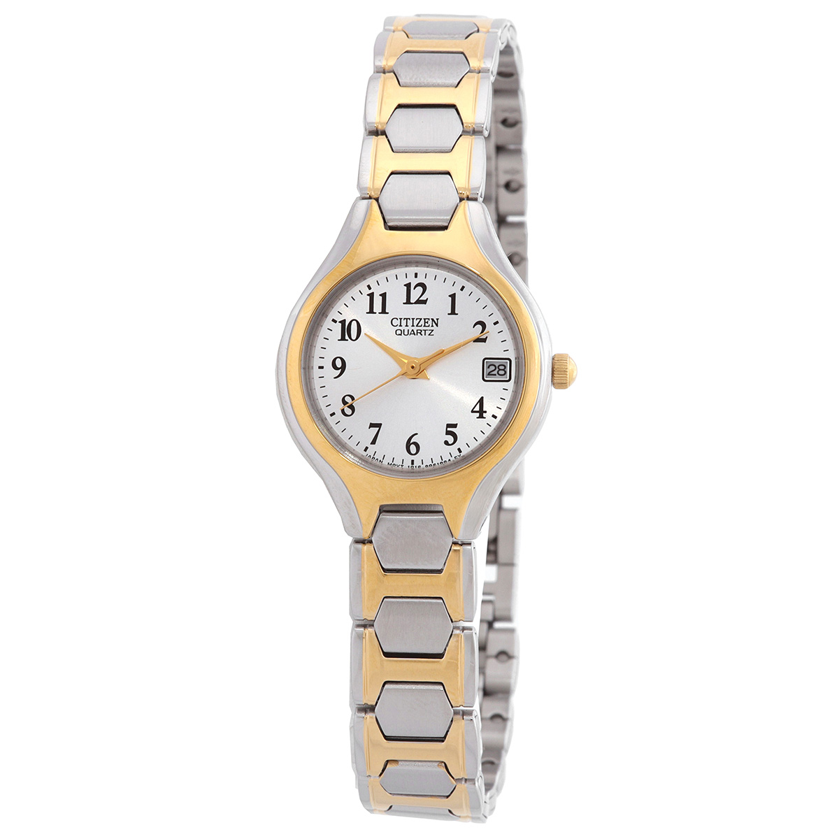 citizen quartz white dial two tone ladies watch eu2254 51a citizen quartz white dial two tone ladies watch eu2254 51a