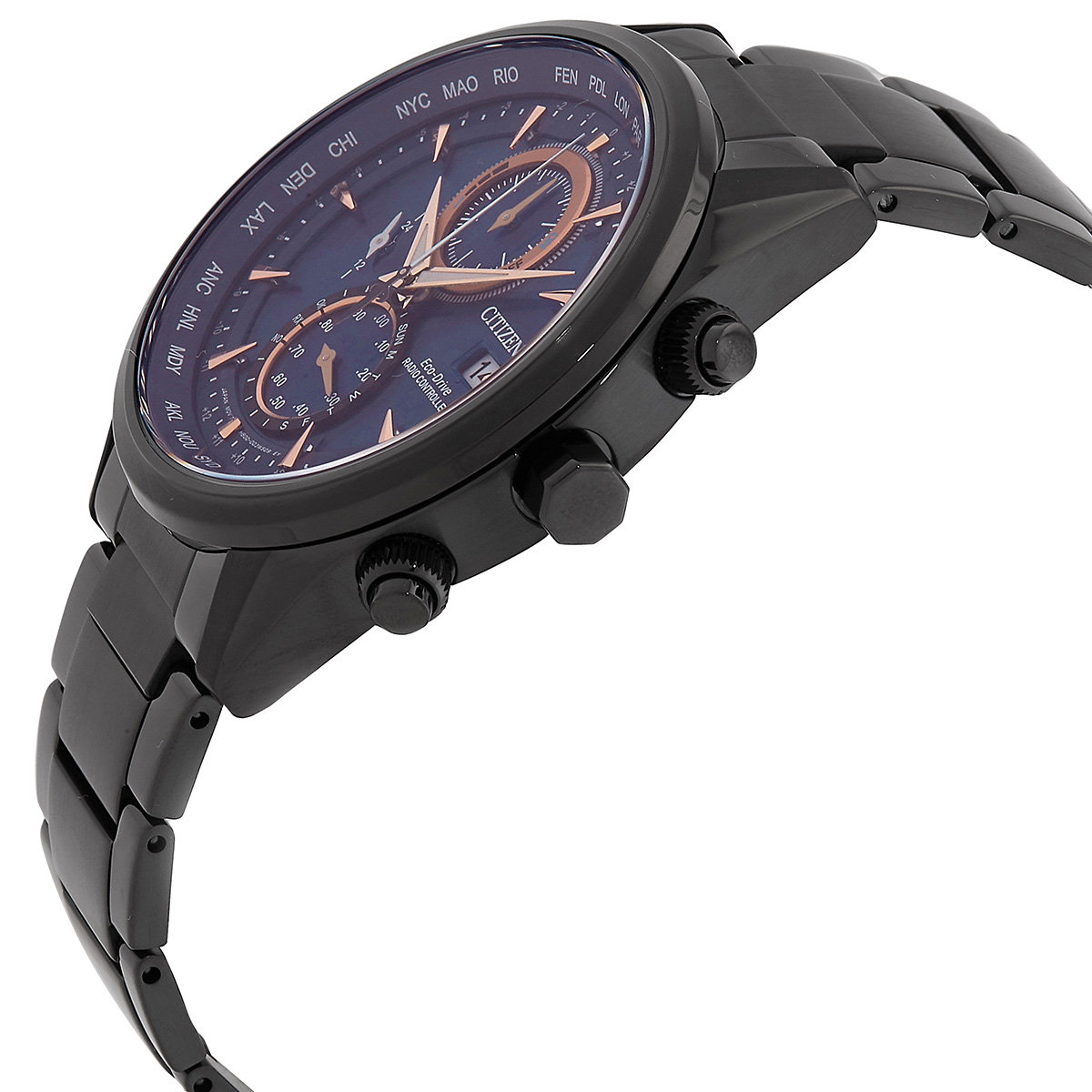 citizen radio controlled world time chronograph blue sunray dial men's watch at8265 57l citizen radio controlled world time chronograph blue sunray dial men's watch at8265 57l