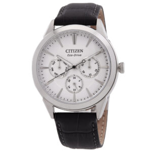 citizen rolan multifunction eco drive silver dial men's watch bu2110 01a