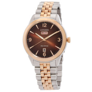 Витрина citizen rolan quartz brown dial men's watch aw156 57x