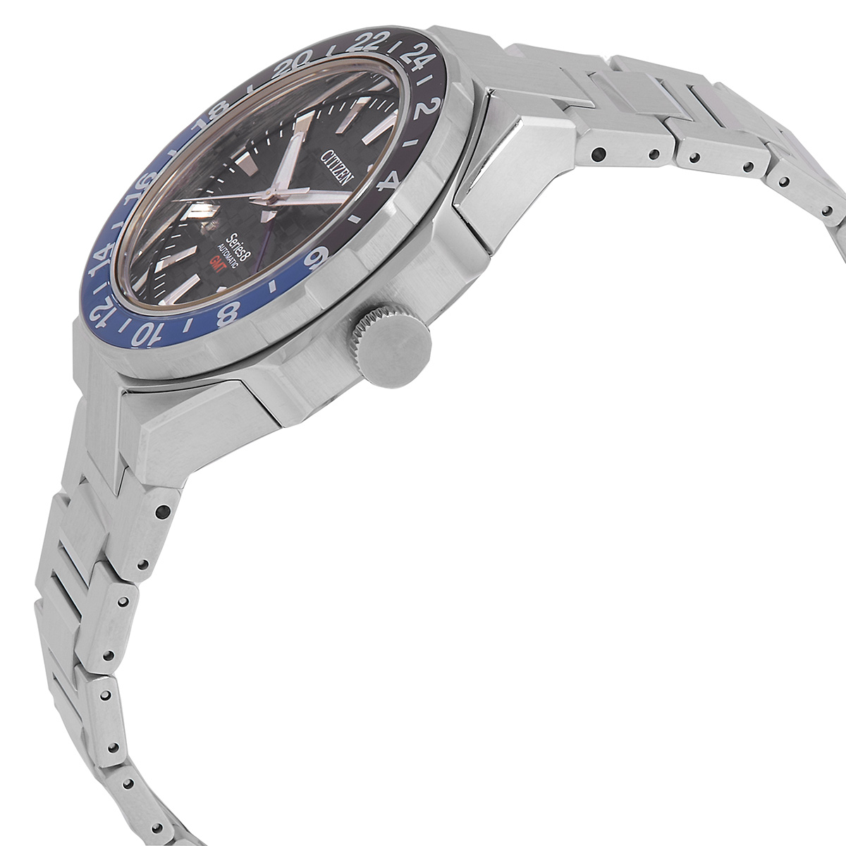 citizen series 8 gmt automatic black dial batman bezel men's watch nb6031 56e citizen series 8 gmt automatic black dial batman bezel men's watch nb6031 56e