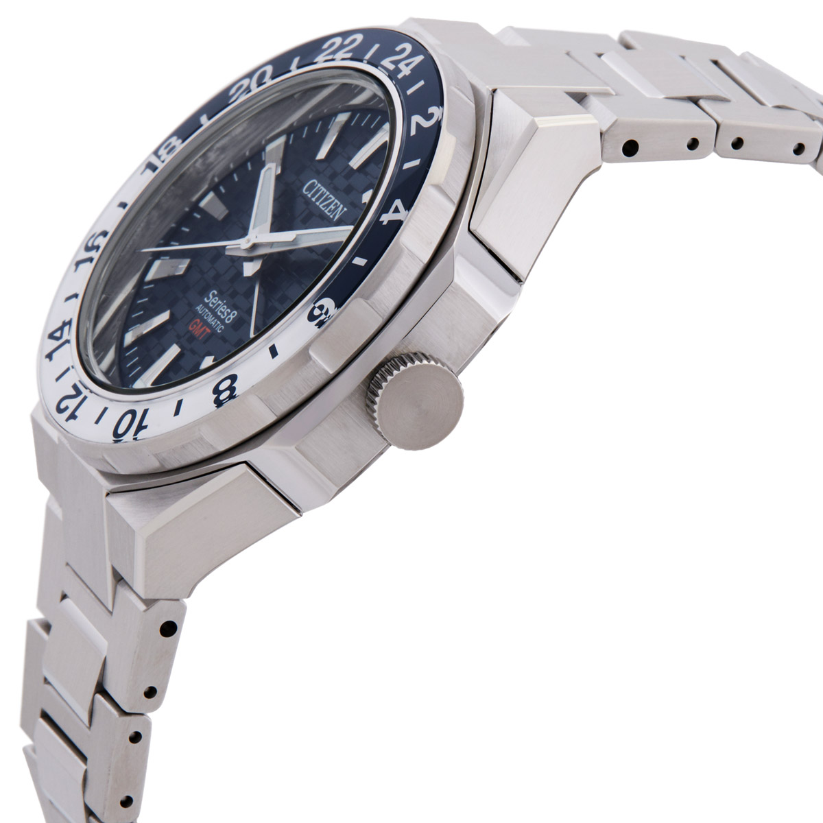 citizen series8 880 gmt automatic blue dial men's watch nb6034 58l citizen series8 880 gmt automatic blue dial men's watch nb6034 58l