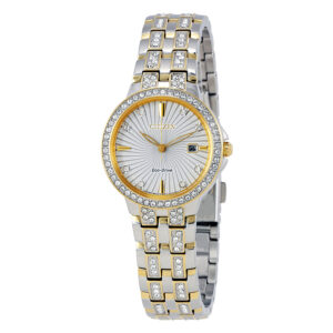 Витрина citizen silhouette crystal silver dial ladies watch ew2344 57a