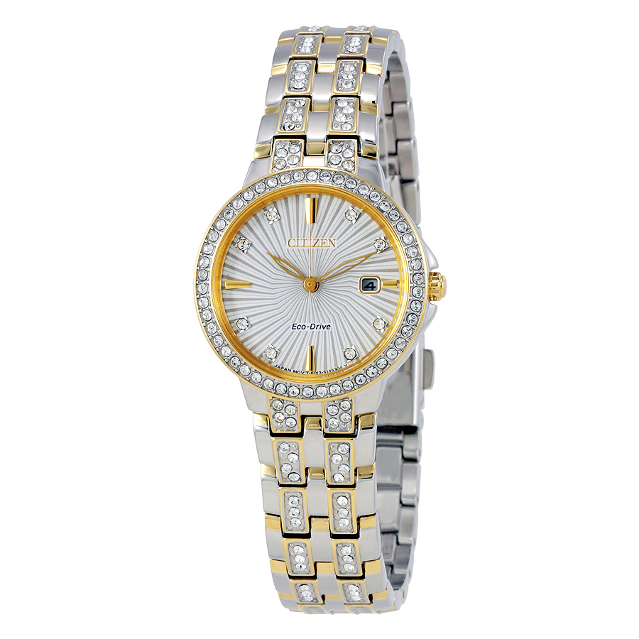 citizen silhouette crystal silver dial ladies watch ew2344 57a citizen silhouette crystal silver dial ladies watch ew2344 57a