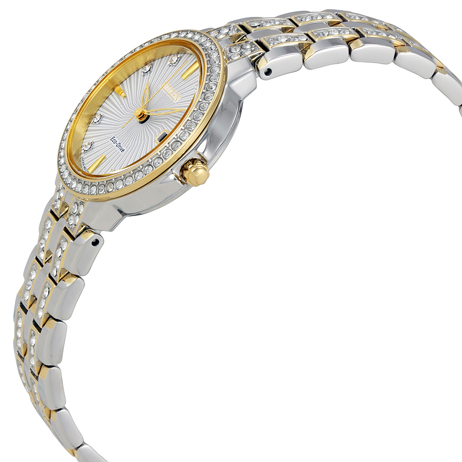 citizen silhouette crystal silver dial ladies watch ew2344 57a citizen silhouette crystal silver dial ladies watch ew2344 57a