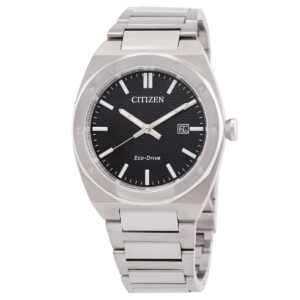 citizen sport eco drive black dial watch bm7660 54e