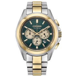 Витрина citizen sport luxury chronograph green dial men's watch ca4684 54x