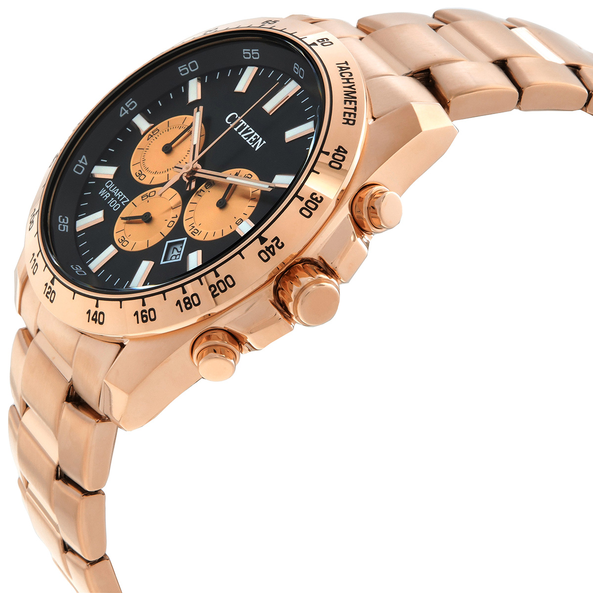 citizen sports chronograph quartz black dial men's watch an8233 51e citizen sports chronograph quartz black dial men's watch an8233 51e