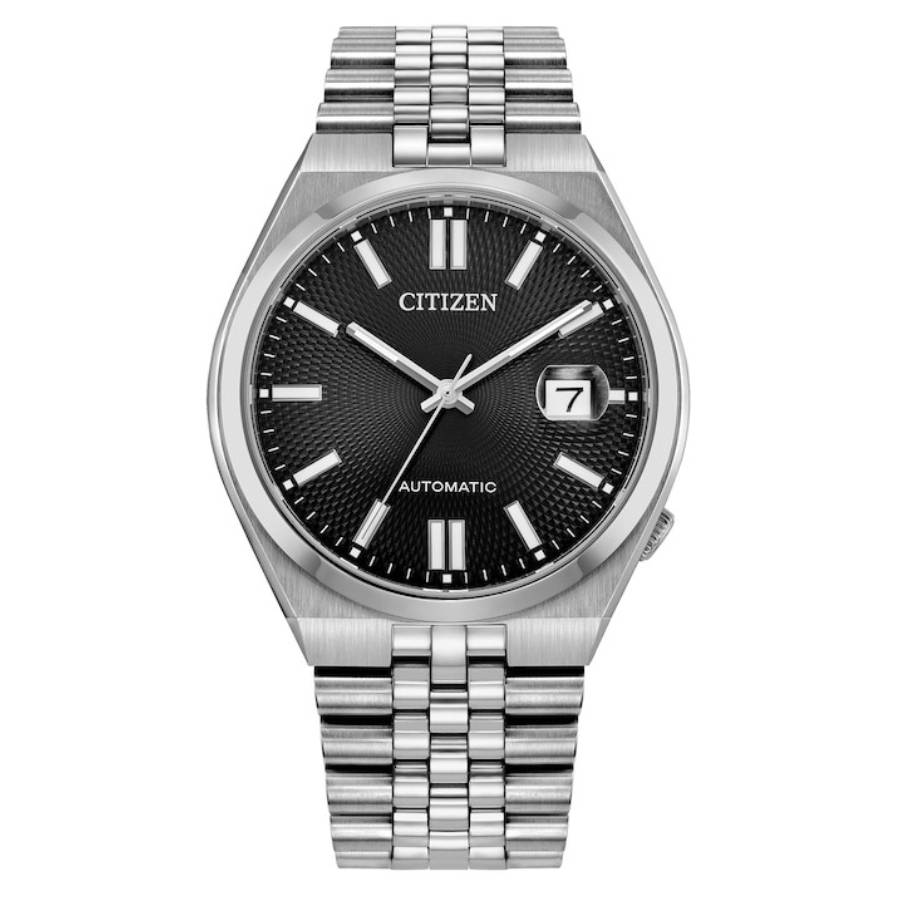 citizen tsuyosa 60 automatic black dial men's watch nk0020 55e citizen tsuyosa 60 automatic black dial men's watch nk0020 55e