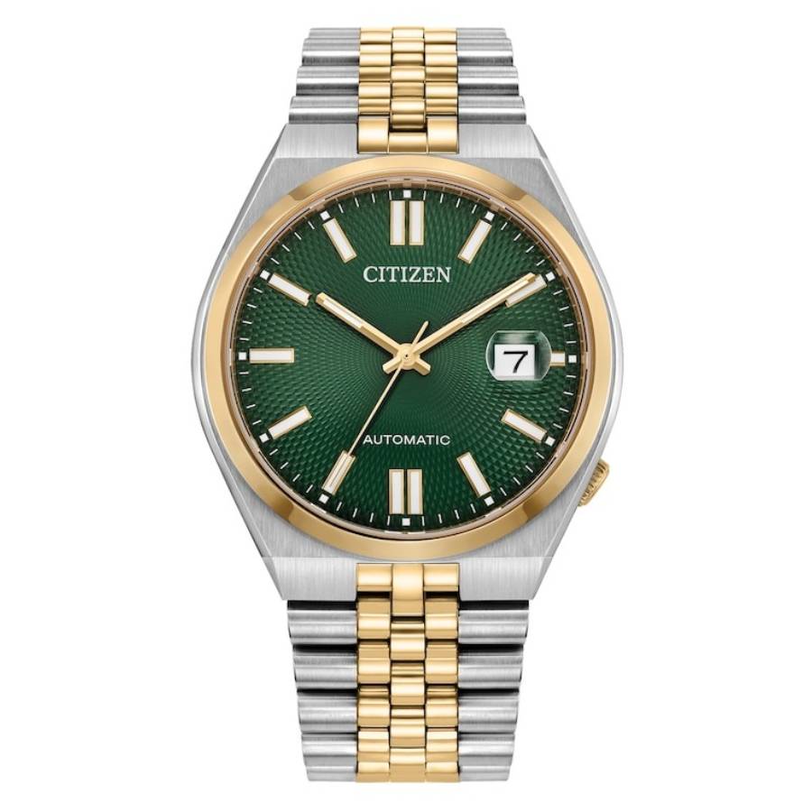 citizen tsuyosa 60 automatic green dial men's watch nk0024 54x citizen tsuyosa 60 automatic green dial men's watch nk0024 54x