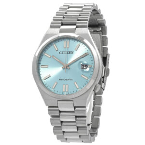 Витрина citizen tsuyosa automatic ice blue dial men's watch nj0151 88m