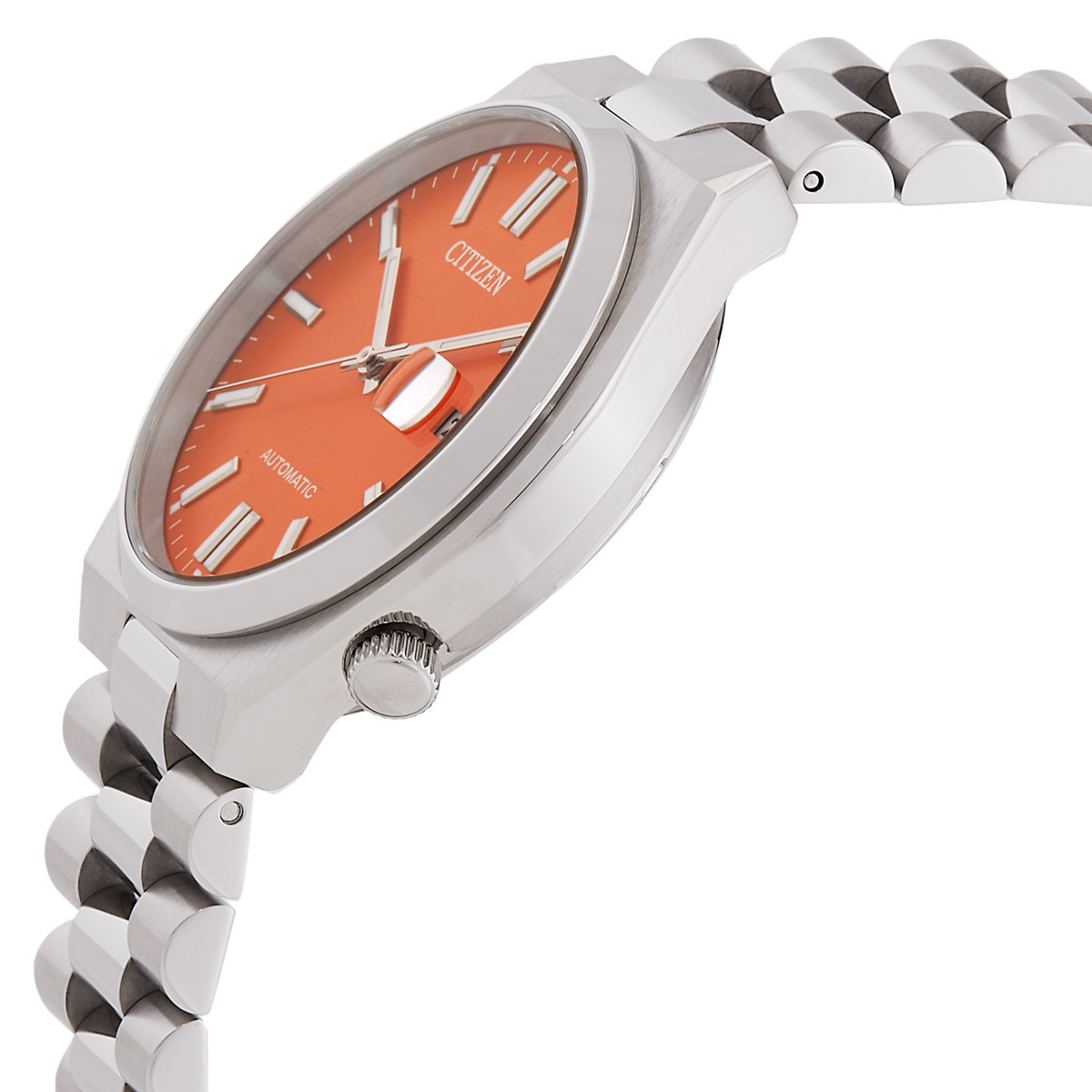citizen tsuyosa automatic orange dial men's watch nj0151 53z citizen tsuyosa automatic orange dial men's watch nj0151 53z