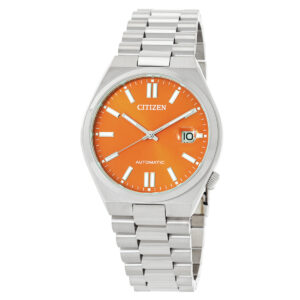 Витрина citizen tsuyosa automatic orange dial men's watch nj0151 88z