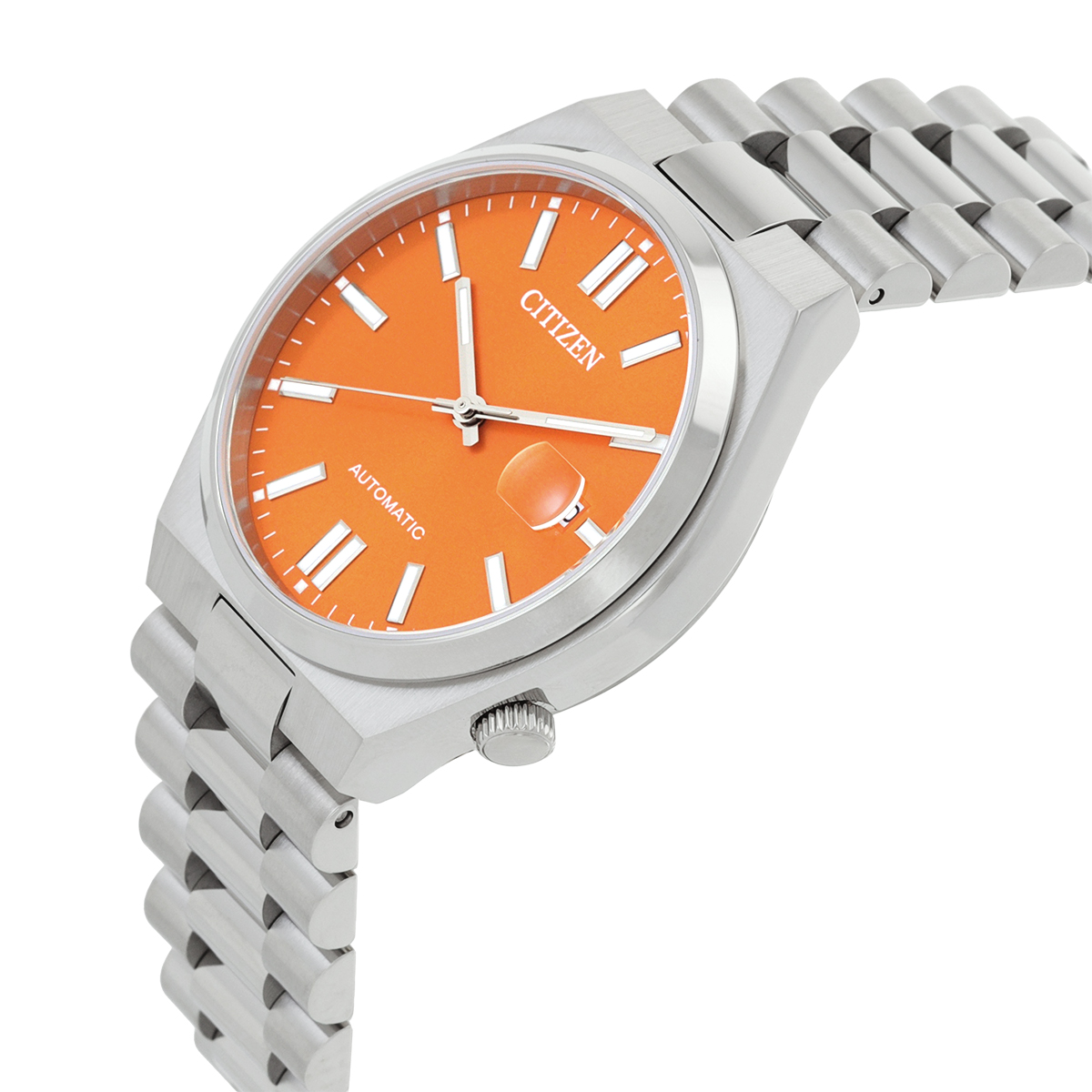 citizen tsuyosa automatic orange dial men's watch nj0151 88z citizen tsuyosa automatic orange dial men's watch nj0151 88z