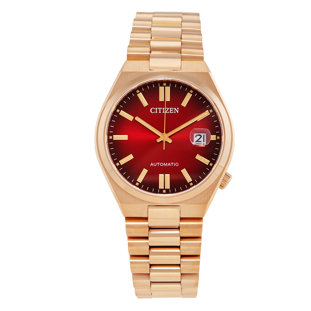 citizen tsuyosa automatic red dial watch nj0153 82x citizen tsuyosa automatic red dial watch nj0153 82x
