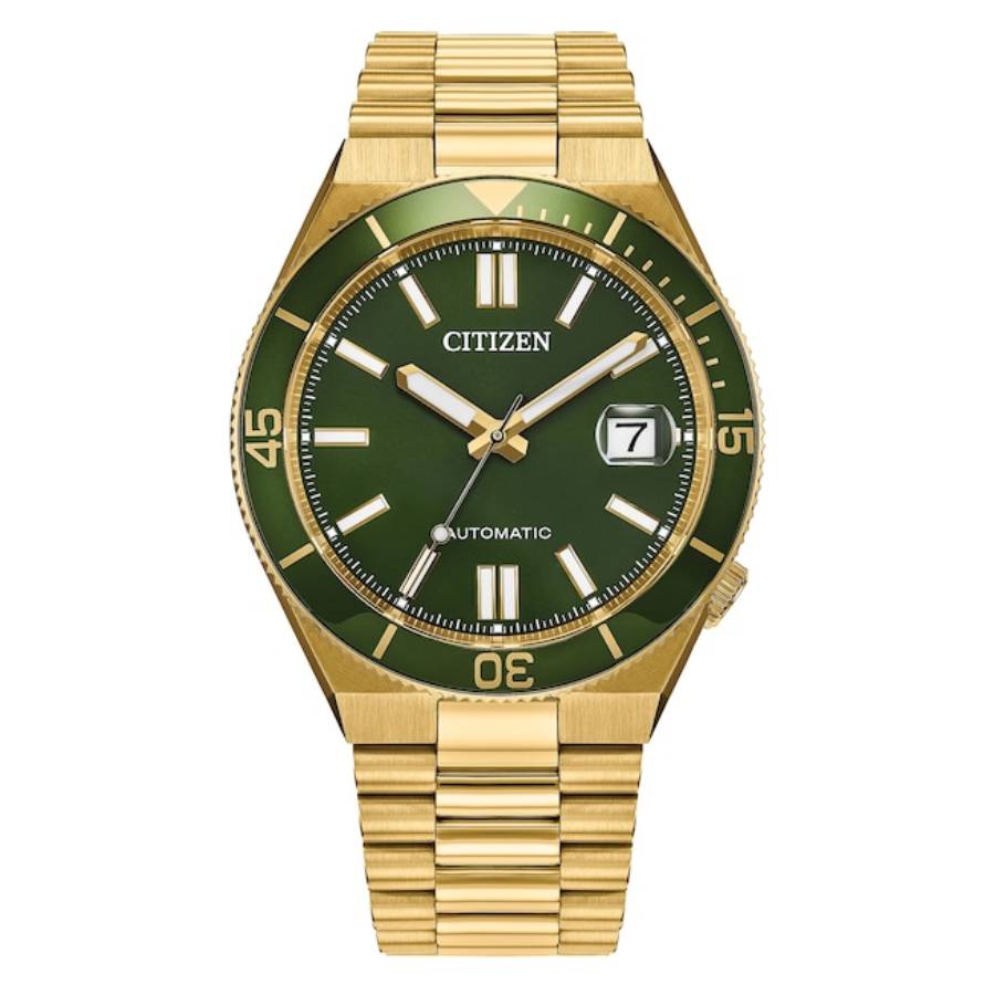 citizen tsuyosa shore automatic green dial men's watch nj0232 53x citizen tsuyosa shore automatic green dial men's watch nj0232 53x