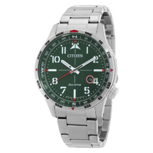 Home citizen weekender green dial men's watch bm7551 50x