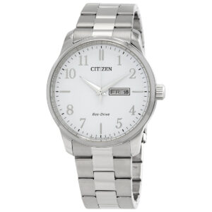 Home citizen white dial men's watch bm8550 81a
