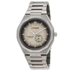 citizen zenshin 60 automatic copper dial men's watch nk5020 58p