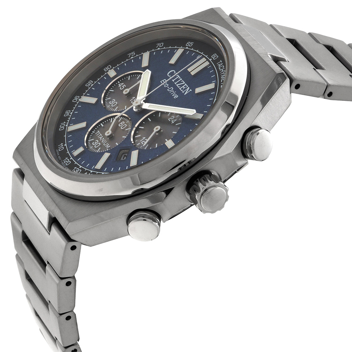 citizen zenshin chronograph blue dial men's watch ca4610 85l citizen zenshin chronograph blue dial men's watch ca4610 85l