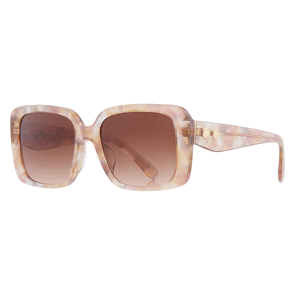 coach brown gradient square ladies sunglasses hc8424u 586874 54 coach brown gradient square ladies sunglasses hc8424u 586874 54