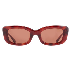 Home coach brown rectangular ladies sunglasses hc8390u 577473 51