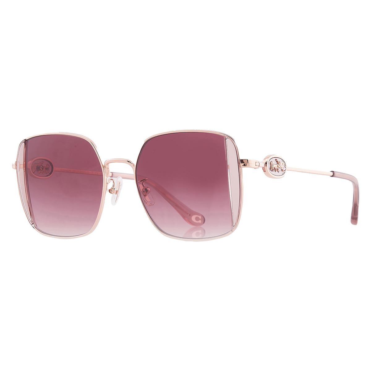 coach gradient berry red square ladies sunglasses hc7177b 93318h 51 coach gradient berry red square ladies sunglasses hc7177b 93318h 51