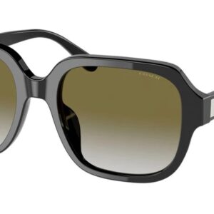 coach green square ladies sunglasses hc8335u 50027z 53