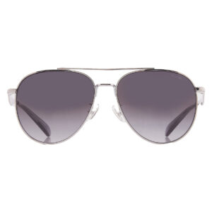 coach grey gradient pilot ladies sunglasses hc7169 90013c 57