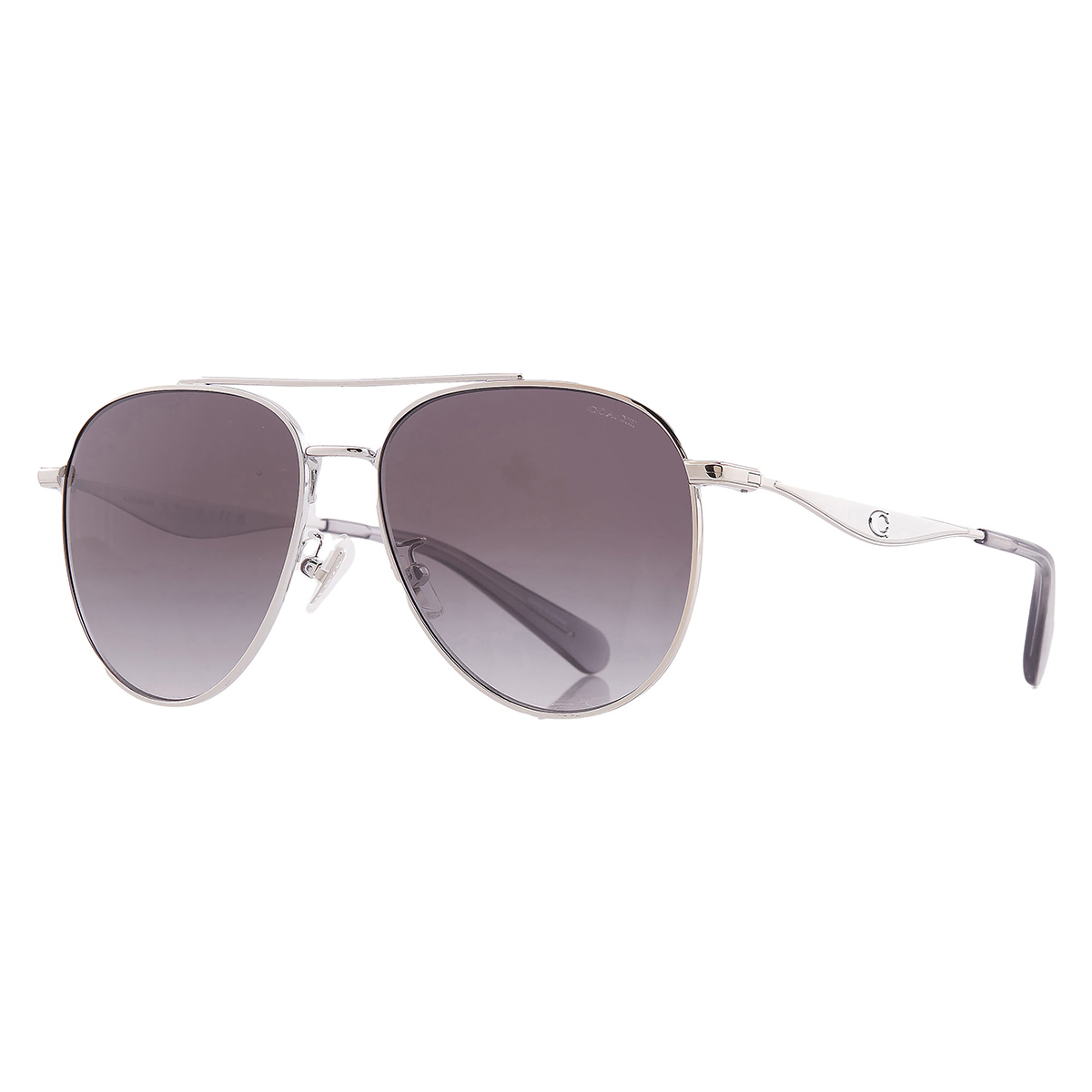 coach grey gradient pilot ladies sunglasses hc7169 90013c 57 coach grey gradient pilot ladies sunglasses hc7169 90013c 57