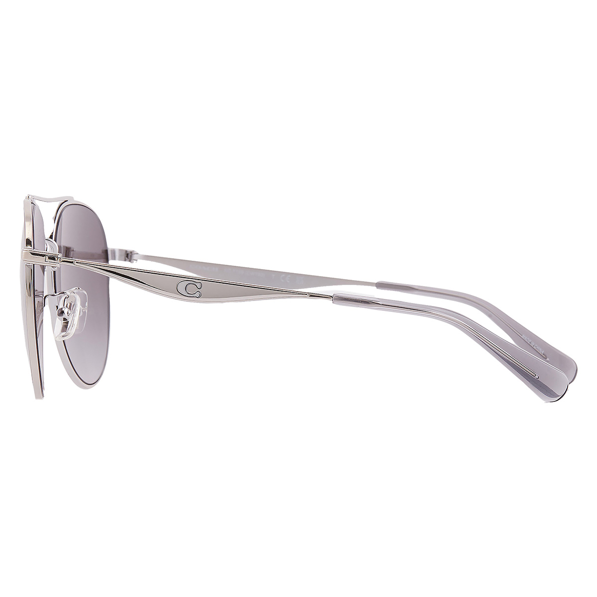 coach grey gradient pilot ladies sunglasses hc7169 90013c 57 coach grey gradient pilot ladies sunglasses hc7169 90013c 57