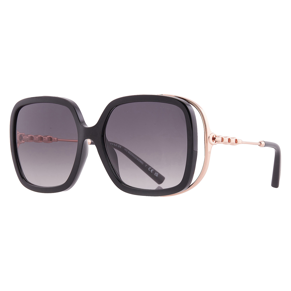 coach grey gradient square ladies sunglasses hc8423u 50023c 56 coach grey gradient square ladies sunglasses hc8423u 50023c 56
