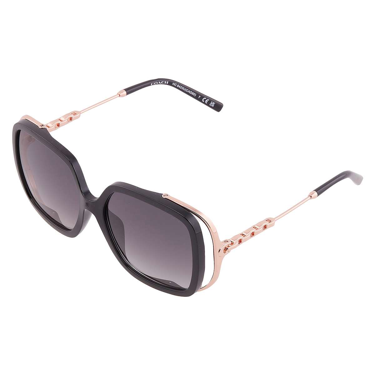 coach grey gradient square ladies sunglasses hc8423u 50023c 56 coach grey gradient square ladies sunglasses hc8423u 50023c 56