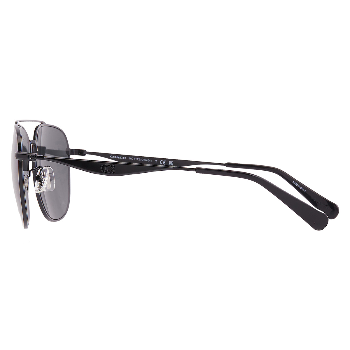coach grey pilot men's sunglasses hc7172 939387 59 coach grey pilot men's sunglasses hc7172 939387 59