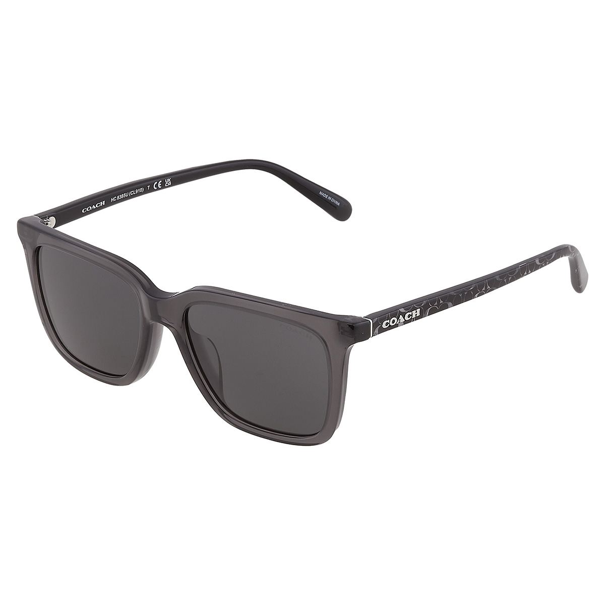 coach grey square men's sunglasses hc8385u 579387 54 coach grey square men's sunglasses hc8385u 579387 54