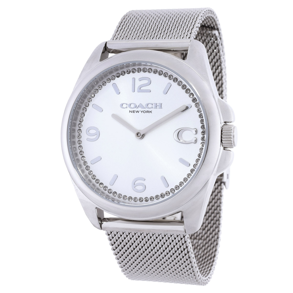 coach greyson quartz silver dial ladies watch 14504146 coach greyson quartz silver dial ladies watch 14504146