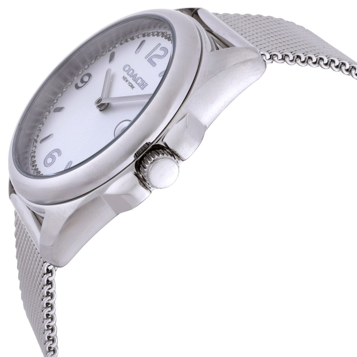 coach greyson quartz silver dial ladies watch 14504146 coach greyson quartz silver dial ladies watch 14504146