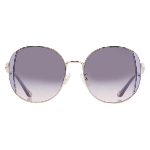 Home coach lilac peach gradient round ladies sunglasses hc7176b 900536 54