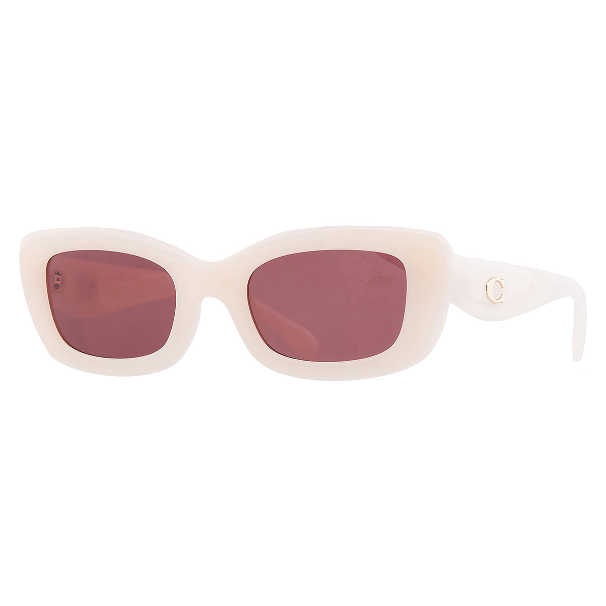 coach pomace red rectangular ladies sunglasses hc8390u 580575 51 coach pomace red rectangular ladies sunglasses hc8390u 580575 51