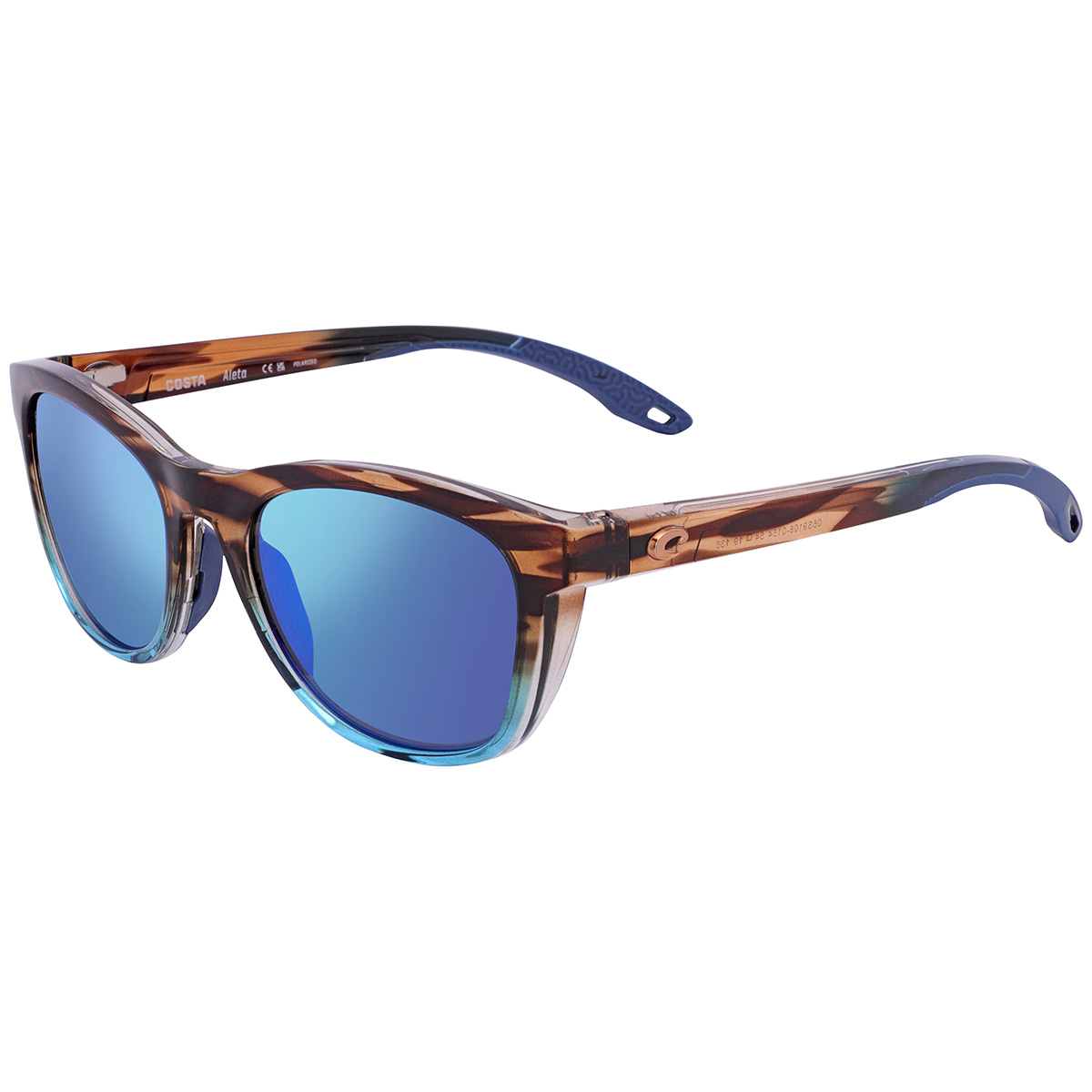 costa del mar aleta blue mirror polarized glass ladies sunglasses 6s9108 910801 54 costa del mar aleta blue mirror polarized glass ladies sunglasses 6s9108 910801 54