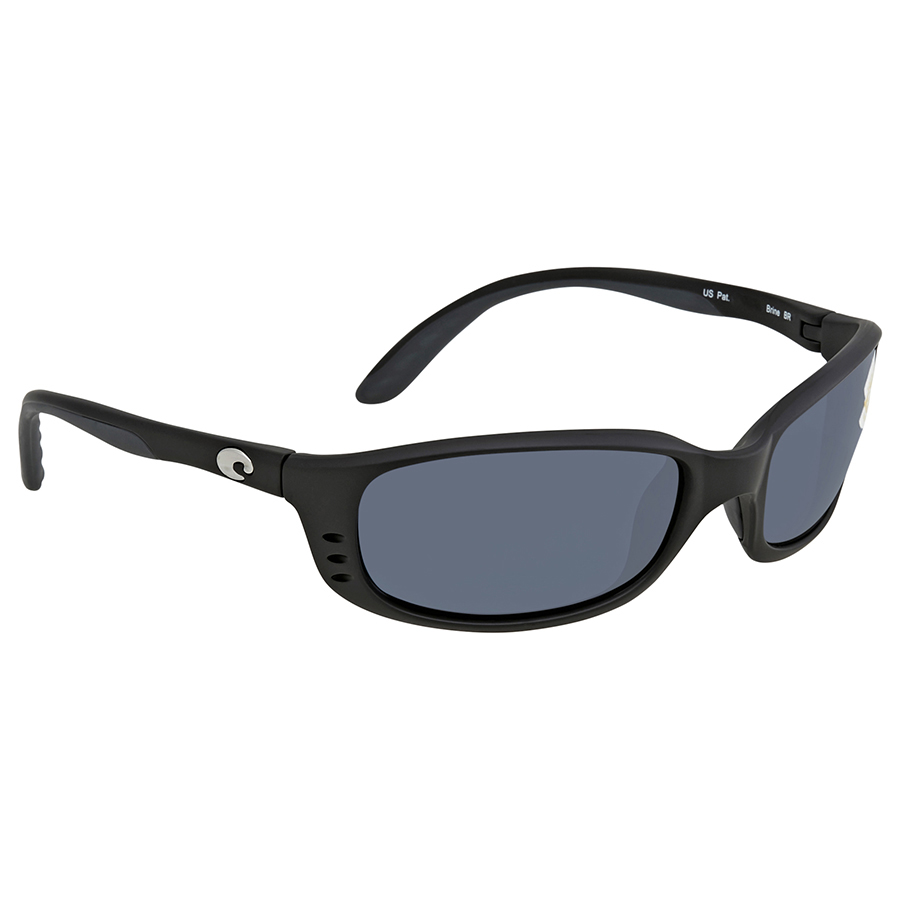 costa del mar brine grey polarized polycarbonate men's sunglasses br 11 ogp 59 costa del mar brine grey polarized polycarbonate men's sunglasses br 11 ogp 59