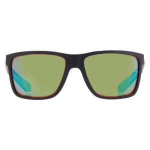 Витрина costa del mar broadbill ll green mirror polarized glass square men's sunglasses 6s9120 911002 58